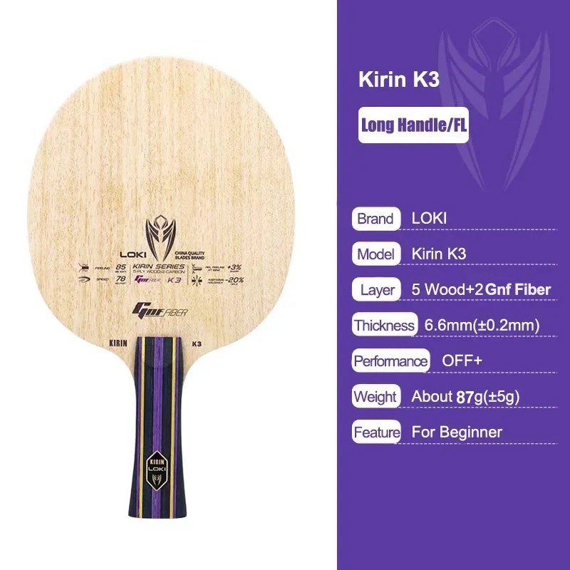 مضرب تنس الطاولة الأصلي LOKI K - مراجعة Table Tennis Loki وسعره