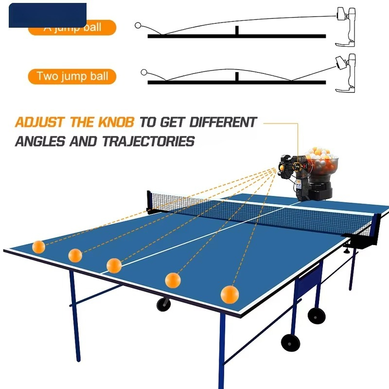 روبوت بينج بونج متعدد الدوران  - مراجعة Table Tennis Olympics وسعره
