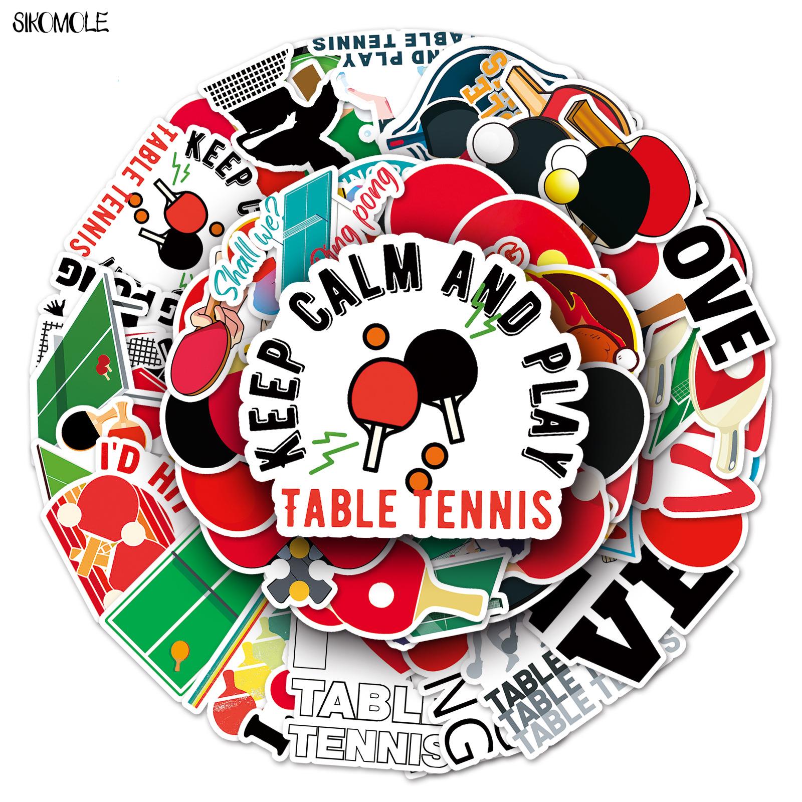 10/30/50 قطعة بينغ بونغ الكرة  - مراجعة Table Tennis Olympics وسعره