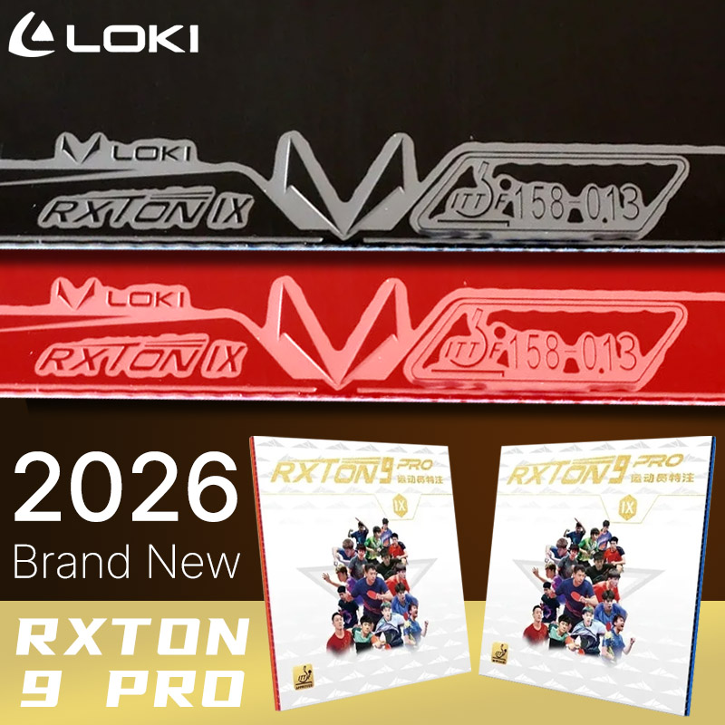 مطاط تنس الطاولة LOKI RXTON 9  - مراجعة Table Tennis Loki وسعره